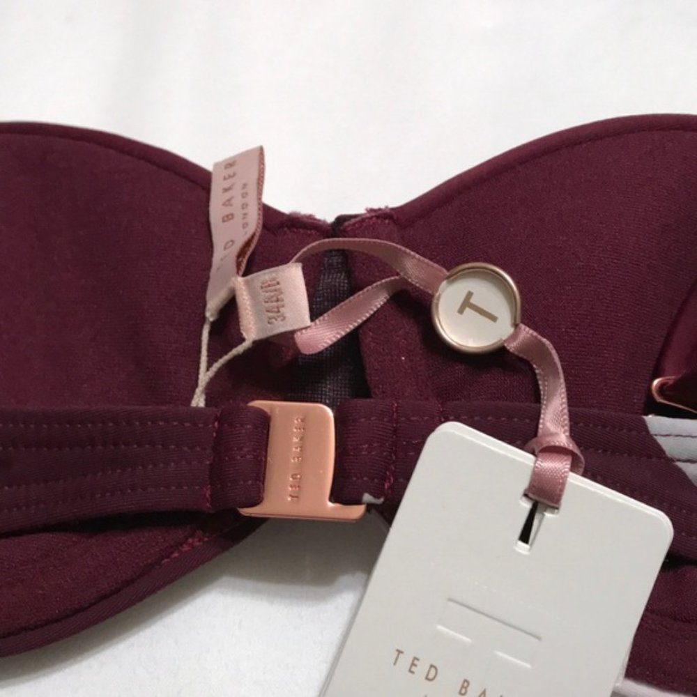 NWT TED BAKER LONDON Gardea Gardenia Bikini Top - Picture 8 of 11